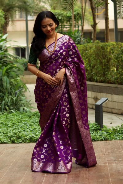 Ashtami (Semi Georgette)