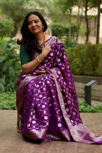 Ashtami (Semi Georgette)