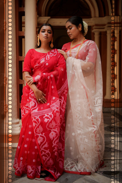 Pujo red (Muslin)