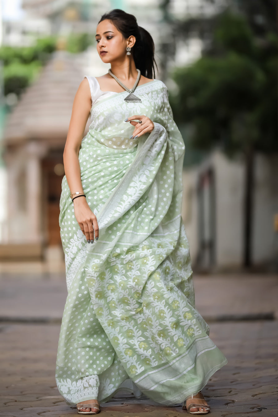 Green Deliya (Muslin)