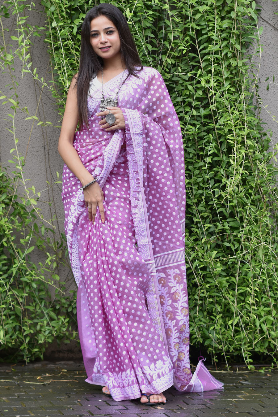 Purple Deliya (Muslin)