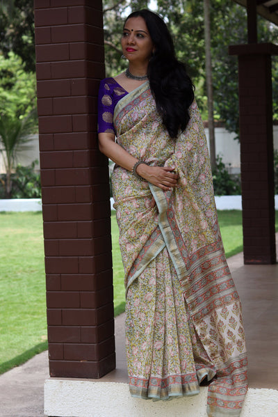 Aabha (Maheshwari silk)