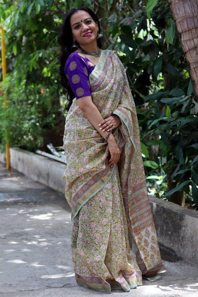 Aabha (Maheshwari silk)