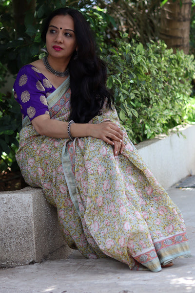 Aabha (Maheshwari silk)