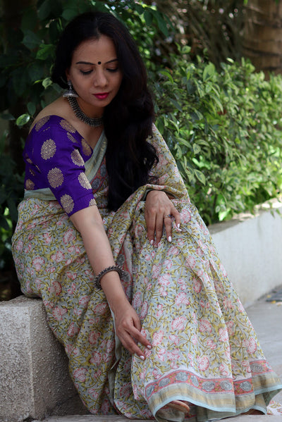 Aabha (Maheshwari silk)